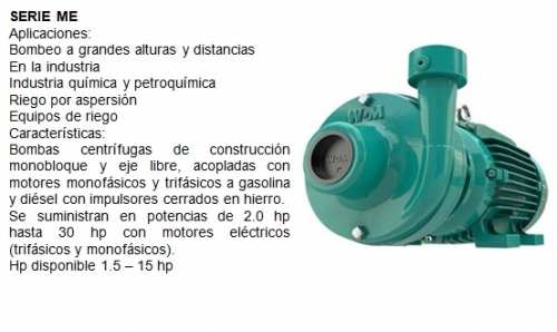 Bomba Centrifuga WDM